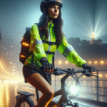 visibility gear for e-bike riders commuting in coastal cities